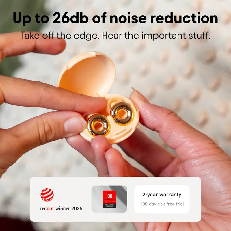 GlenNest™ Adjustable Noise Reduction Earplugs — Reusable Ear Plugs for Focus, Travel & Everyday Quiet