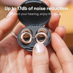GlenNest™ Adjustable Noise Reduction Earplugs — Reusable Ear Plugs for Focus, Travel & Everyday Quiet