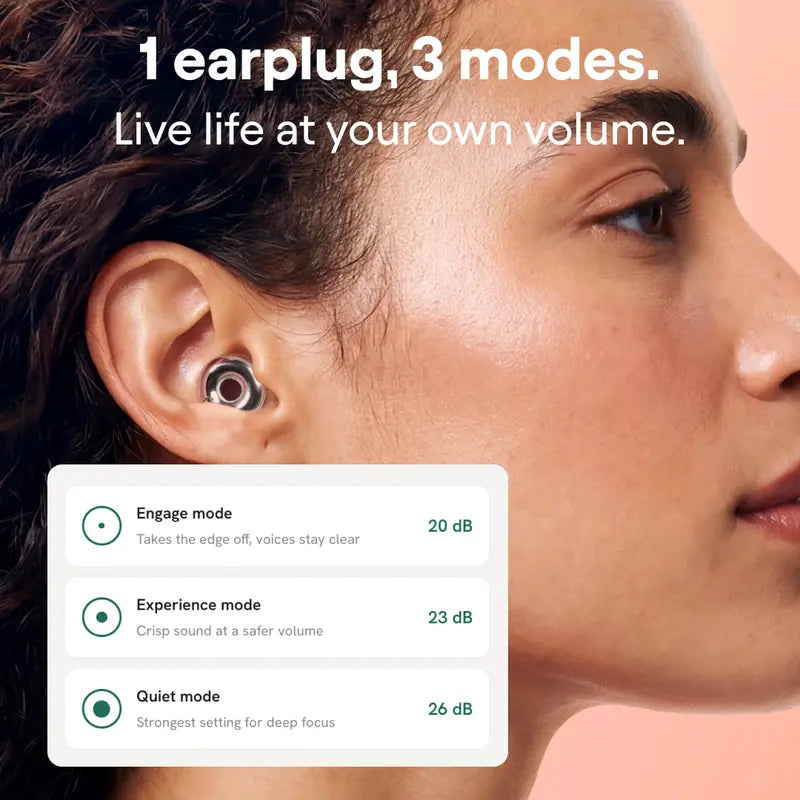 GlenNest™ Adjustable Noise Reduction Earplugs — Reusable Ear Plugs for Focus, Travel & Everyday Quiet