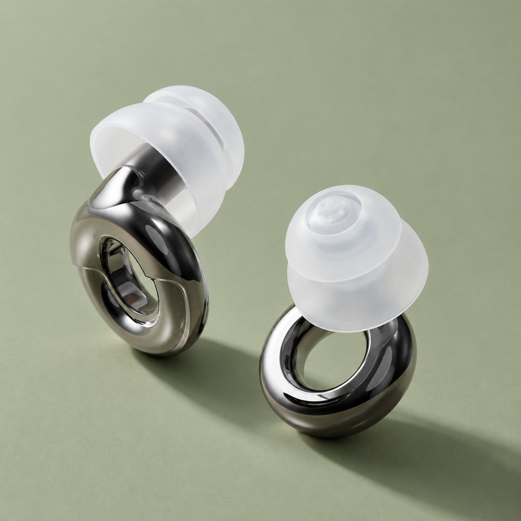 GlenNest™ Adjustable Noise Reduction Earplugs — Reusable Ear Plugs for Focus, Travel & Everyday Quiet