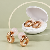 GlenNest earplugs beside their open case