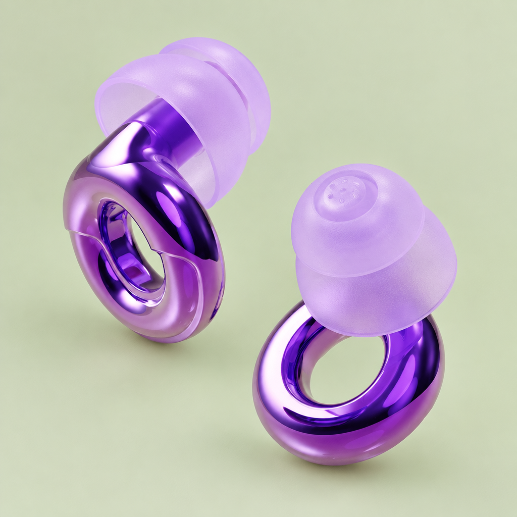 GlenNest™ Adjustable Noise Reduction Earplugs — Reusable Ear Plugs for Focus, Travel & Everyday Quiet